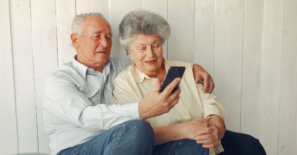 older couple staying connected while one spouse needs memory care
